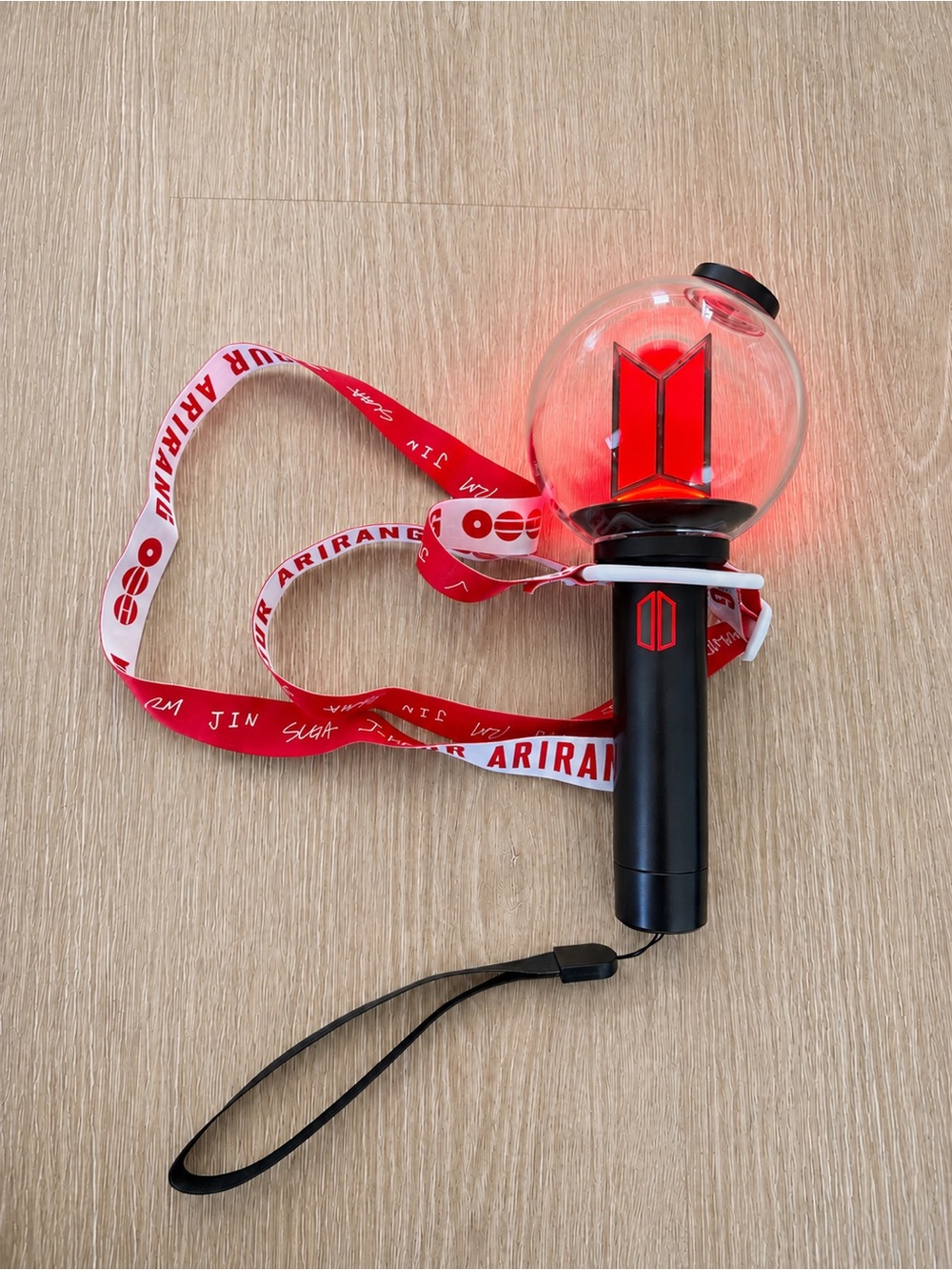BTS Army Bomb LightStick Holder Strap Lanyard adjustable